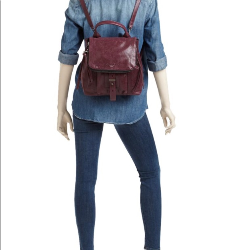 Practically New Edgy Black Backpack - image 8